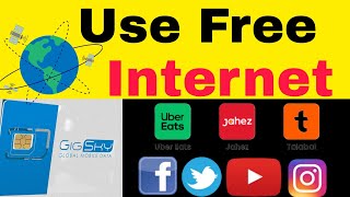 how to use free internet on Gigsky esim free internet kaise use Karen urdu Hindi 📶 [upl. by Annagroeg]