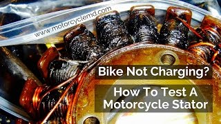 How To Test A Motorcycle Stator [upl. by Bensky]