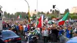 Italy team during world cup celebrations in Rome [upl. by Okkin]