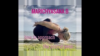 Marichyasana BHow to approach this Pretzel like pose and what are the benefits of it [upl. by Maxy]