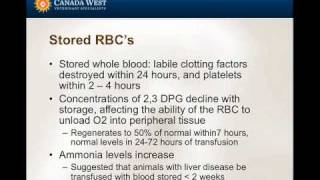 Transfusion Medicine for the AHT  part 2 [upl. by Edwin]