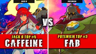 GGST  CAFFEINE Jack O VS FAB Potemkin  Guilty Gear Strive High level gameplay [upl. by Eiffe]