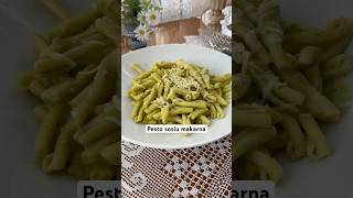 Pesto soslu makarna tarif yorumlarda [upl. by Rafi]