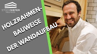 Holzrahmenbauweise  Der Wandaufbau [upl. by Nytsuj]