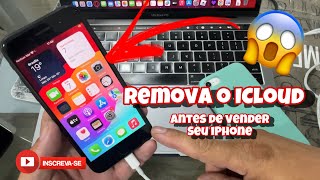 REMOVA O ICLOUD ANTES DE VENDER OU COMPRAR O IPHONE USADO  PREPARAR O IPHONE PARA VENDA [upl. by Hoban66]