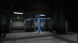 He was blocking the Elevator Huggy Wuggy chase GMod [upl. by Navinod780]