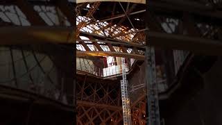 Going up the beautiful Eiffel Tower in Paris [upl. by Debora]