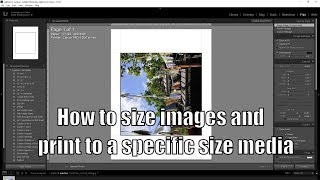 How to size images and print to a specific size media [upl. by Pollak]