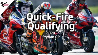 Quick  Fire Qualifying  2020 Styrian GP [upl. by Akineg]