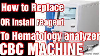 How to replace Reagent to Medonic CBC machine [upl. by Pamella872]