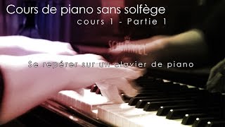 Cours de piano 1  Partie 1  Se repérer sur un clavier de piano [upl. by Yance]