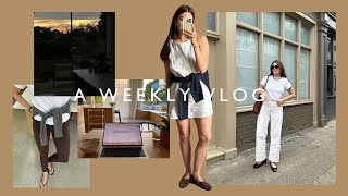 Spend The Week With Me Pilates Sewing Projects amp A New Haircut  AD  The Anna Edit [upl. by Caputto]