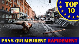 TOP 10 des pays européens qui meurent le plus rapidement [upl. by Harshman]