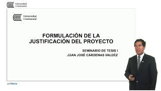 Formulación de la justificación del proyecto [upl. by Gurias296]