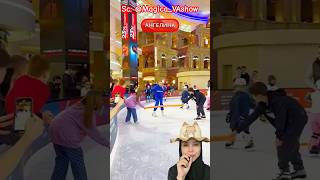 Ice skating sambil LoMpAtt⁉️ MagicaVAshow [upl. by Enrobyalc768]