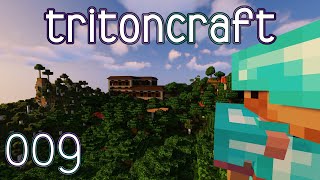 Worst Woodland Mansion EVER  Tritoncraft Season 02 Episode 009 [upl. by Essa]