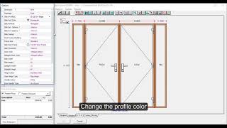 Windowmaker quotEntrance Doorsquot Option Demonstration [upl. by Raeann219]