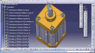 Catia  Assembly design  Verin [upl. by Anetsirk]