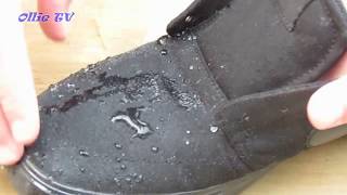 Stoff Schuhe mit Hausmitteln Wasserabweisend  imprägnieren  machen  einfach und günstig [upl. by Cherian]