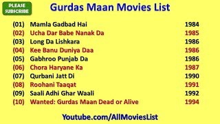 Gurdas Maan Movies List [upl. by Callida]