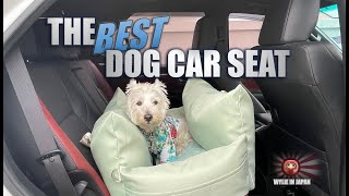 The BEST Dog Car Seat  Dog Bed  Julibees [upl. by Kally31]