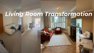 LIVING ROOM TRANSFORMATION  LONDON VICTORIAN TOWNHOUSE RENOVATION [upl. by Sigismondo548]