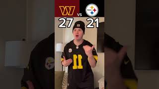 Jayden Daniels vs Russell Wilson😳🏈 nfl football steelers commanders skit funny [upl. by Piper]