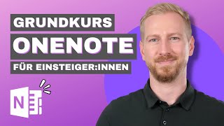 Microsoft OneNote Grundlagen Komplettkurs  Einführung in OneNote  Tutorial für Einsteigerinnen [upl. by Isman247]