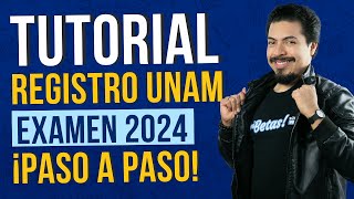 TUTORIAL Registro UNAM 2024 Explicado PASO A PASO FÁCIL [upl. by Dirrej525]