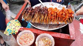 Bopis on stick Filipino Street Foods [upl. by Epul220]