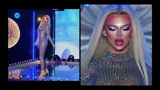 Krystal Versace  Drag Race UK Season 3 Episode 5 Runway  Expensive Drag [upl. by Odrude81]