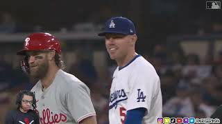 GIANTS FAN REACTS TO Phillies vs Dodgers Game Highlights 8624  MLB Highlights [upl. by Hawkins]