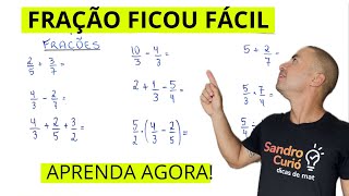 FRAÇÃO  APRENDA FRAÇÕES EM POUCOS MINUTOS [upl. by Adyahs381]