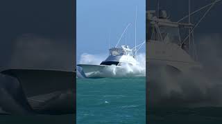 WAVES GETS DESTROYED  EPIC SPORTFISH CHAOS  ROUGH INLETS  Boats at Jupiter Inlet [upl. by Ambrose688]