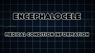 Encephalocele Medical Condition [upl. by Koehler]