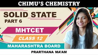 Study of Face Centered Cubic Unit Cell  Solid state part 6  New syllabus 2021  Boards and MHTCET [upl. by Janiuszck]