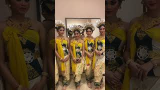 Tari Sekar Jempiring Maskot Kota Denpasar makeupkostum [upl. by Ahsekan]