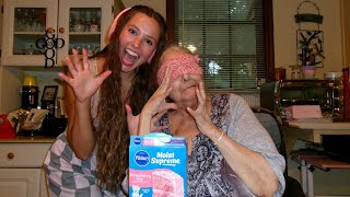 BLIND DEAF AND MUTE CHALLENGE ft My Grandma chaotic [upl. by Darra]