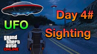 GTA ONLINE UFO SIGHTING Day 4 [upl. by Kelbee852]