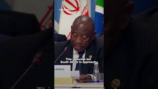 Israels military action against the people of Gaza is genocide Ramaphosa says [upl. by Tarfe]