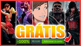 5 JOGOS GRÃTIS na STEAM JOGUE de GRAÃ‡A o NOVO FINAL FANTASY XVI JOGOS BARATOS pra PC com DESCONTO [upl. by Gnok]