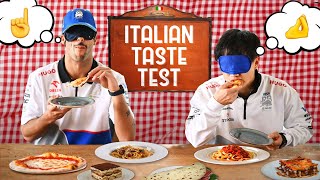 Daniel Ricciardo vs Yuki Tsunoda vs Italian Food  Italian Food Tasting Test [upl. by Oicaro]