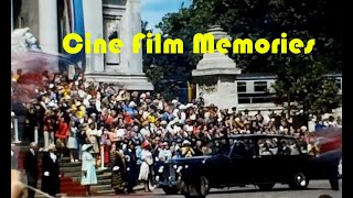 Queens Silver Jubilee visit to Portsmouth and the Spithead Review Amateur Cine Film from 1977 [upl. by Asirrak644]