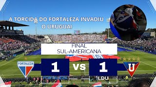 REAÇÃO TORCIDA FORTALEZA  FINAL SUL AMERICANA  Fortaleza x LDU 4K [upl. by Wenn]