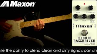 Maxon BD10 Hybrid Bass Driver Demo by Mike Hermans [upl. by Bernhard639]