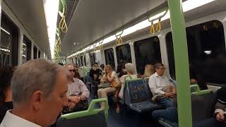 Jolimont station train to Collingwood on an Eltham run Melbourne Australia [upl. by Wardle]