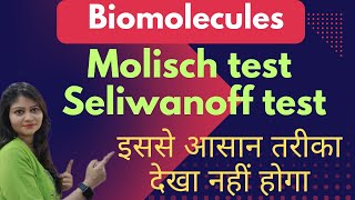 Molisch Test And Seliwanoff Test  Carbohydrates  Biomolecules  Class 12 😱😱🔥🔥 [upl. by Lenod136]