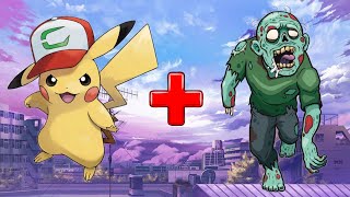 Pokemon and Pokemon character in Zombie mood 🧟‍♀️ pikachu ash viral SD PoGo [upl. by Prentice]