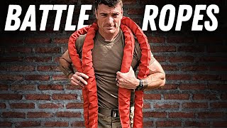 10 Minute BATTLE ROPE Workout  Burn Fat amp Build Muscle [upl. by Auqenaj]