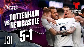 Highlights amp Goals  Tottenham vs Newcastle 51  Premier League  Telemundo Deportes [upl. by Stuart]